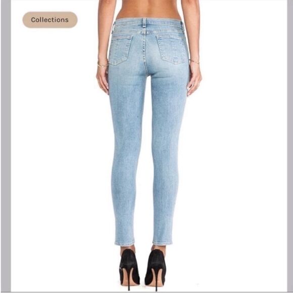 Rag & Bone The Dre Skinny in Convoy Skinny Motto Distressed Jeans - Picture 2 of 13